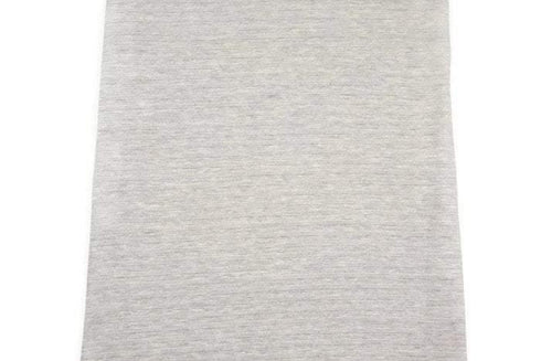 Heather Light Gray Fancy Stripe Sweater Knit Fabric 1 Yard and 21 Inches OSK00594